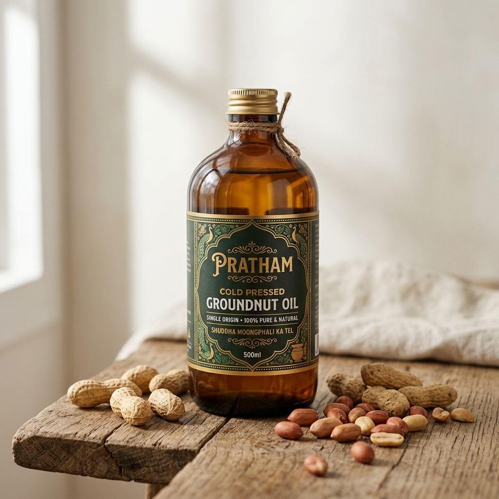 Cold Pressed Groundnut Oil